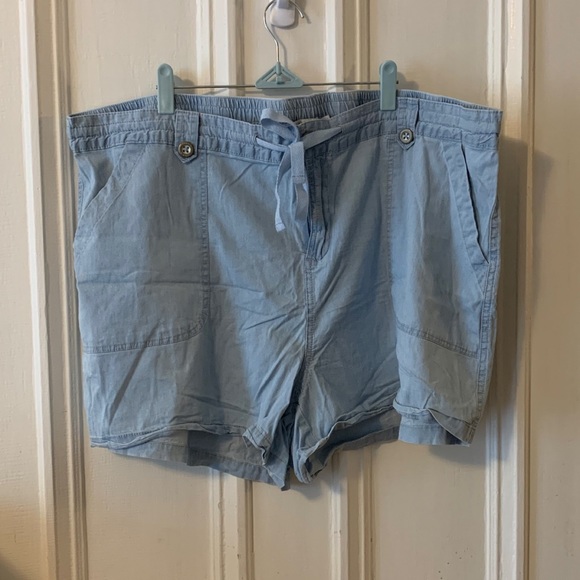 NEVER WORN Torrid 24 Drawstring Short Short - Chambray Blue - Picture 5 of 16